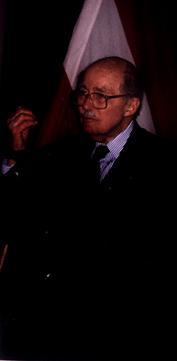 Otto von Habsburg in Innsbruck at Akademiker Verbindung Austria in May 2006